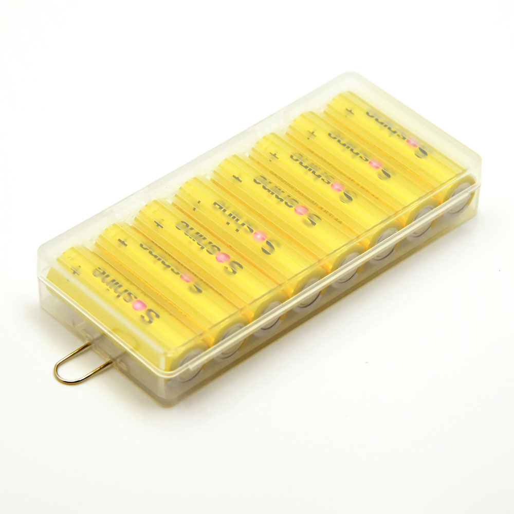 Soshine AA Batteries 1.5Volt Lithium with Battery Box