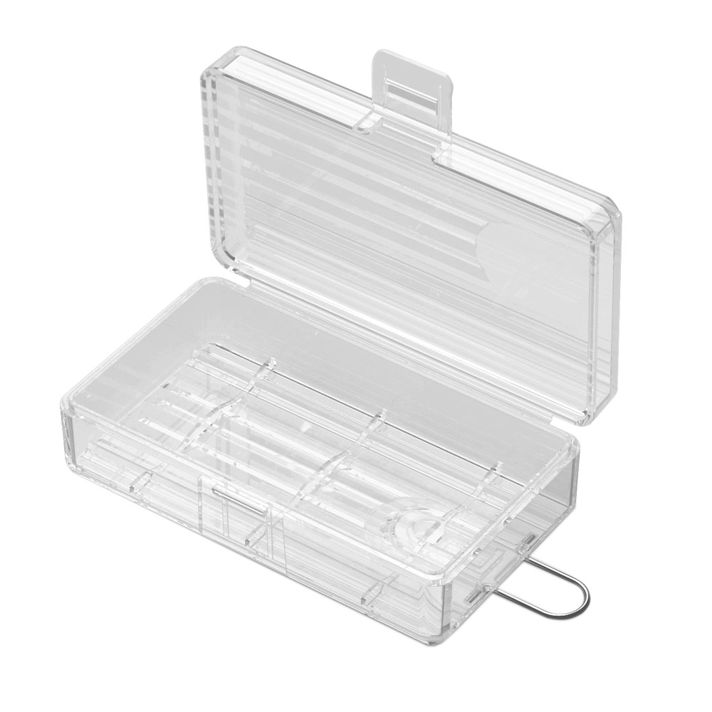 Soshine Battery Organizer Case for 2 Cells 18650 /4 Cells RCR123 Batteries |18650x2 New