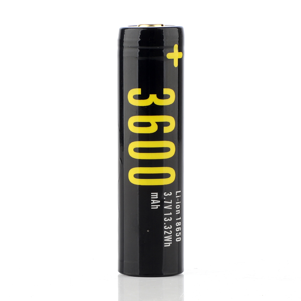 Soshine Li-ion 18650 Battery With Protected: 3600mAh 3.7V