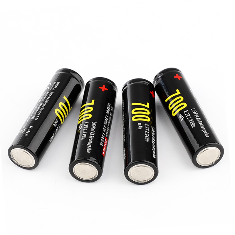 Soshine AA /14500 LiFePO4 Battery: 700mAh 3.2V 