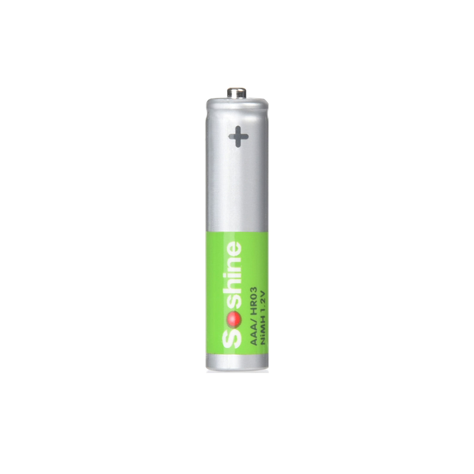 Soshine AAA NiMH Battery Rechargeable Batteries Low Self Discharge: 1.2V 500mAh 
