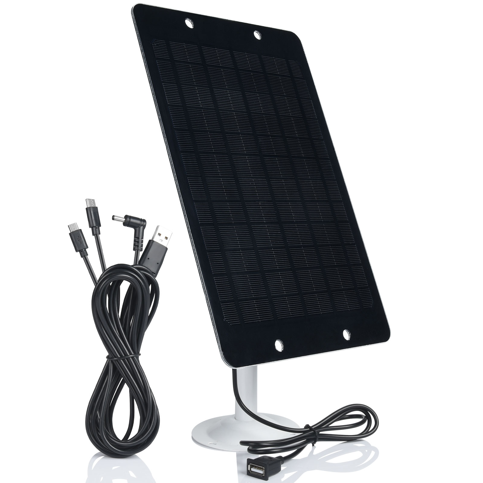 6W Mini Monocrystalline Solar Panel with USB 5V Port |5V6W 